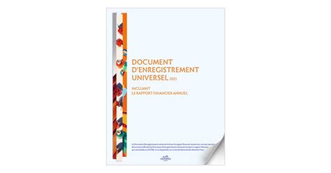 document d'enregistrement universel hermes|Hermès Informations Financières .